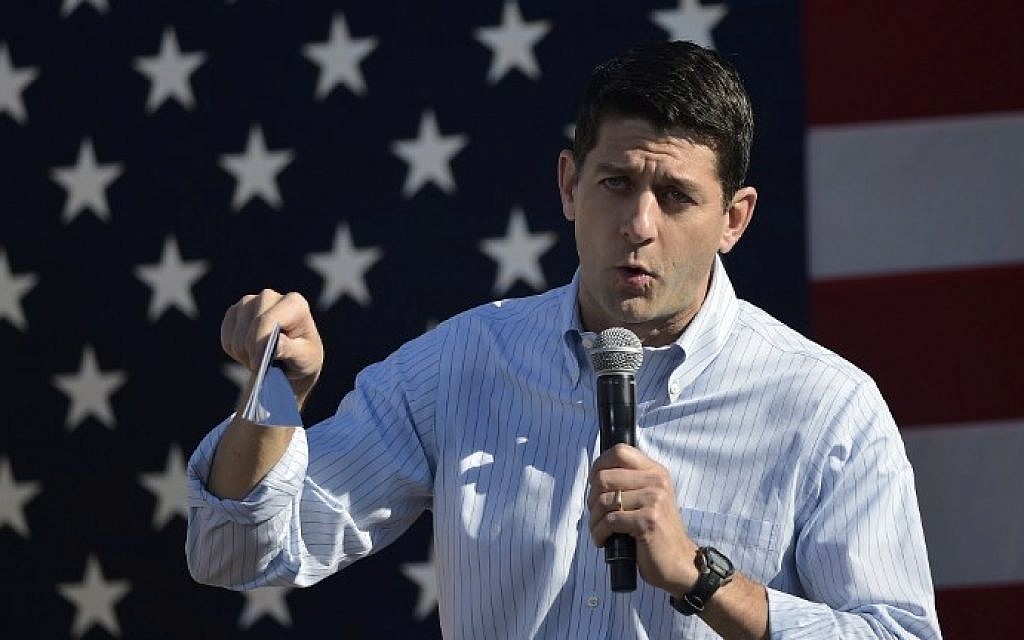 US House Speaker Paul Ryan speaking at the Wisconsin Fall Fest, October 8, 2016. (AFP Photo/Mandel Ngan)