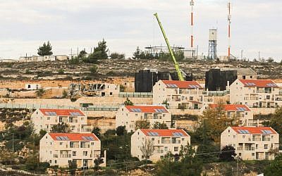 The West Bank settlement of Beit El, north of Ramallah on November 27, 2012. (Oren Nahshon/FLASH90)