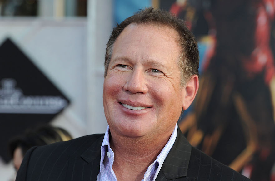 Garry Shandling arriving at the world premiere of 'Iron Man 2' in Hollywood, California, April 26, 2010. (Frazer Harrison/Getty Images/JTA)