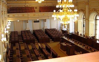 The Chamber of Deputies of the Parliament of the Czech Republic (CC BY-SA Ervinpospisil, Wikipedia)