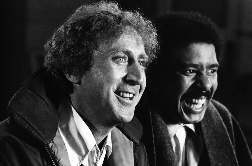 Gene Wilder, left, shown with Richard Pryor, got a lot of love from celebrities on Twitter. (Hulton Archive/Getty Images/JTA)