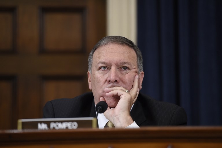 Image result for PHOTOS OF MIKE POMPEO