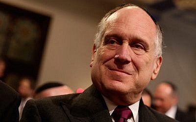 Ronald Lauder in Leipzig, Germany, August 30, 2010. (Sean Gallup/Getty Images, via JTA/File)