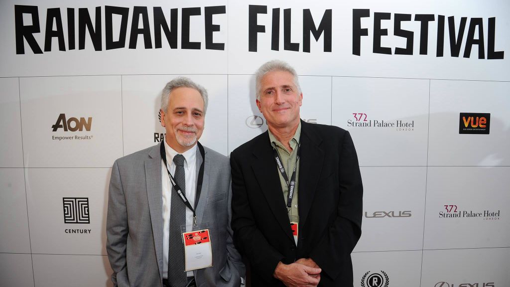 Lawrence Russo (left) and Larry Confino attend the Raindance Film Festival. (Eamonn M. McCormack)