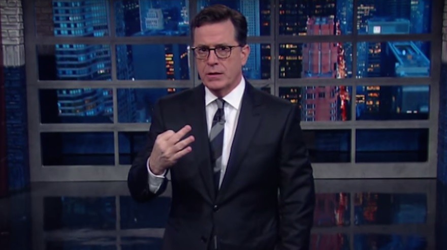 Colbert Trump ‘jew S A Supporters Anti Semitism ‘horrifying The