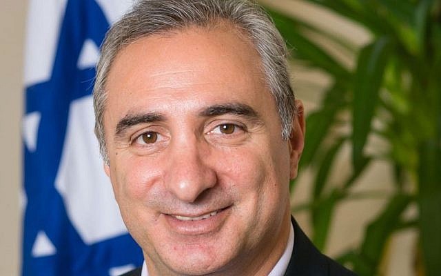 Israel's ambassador to Turkey Eitan Na'eh, whose appointment was announced on November 15, 2016.  (courtesy, the Ministry of Foreign Affairs)