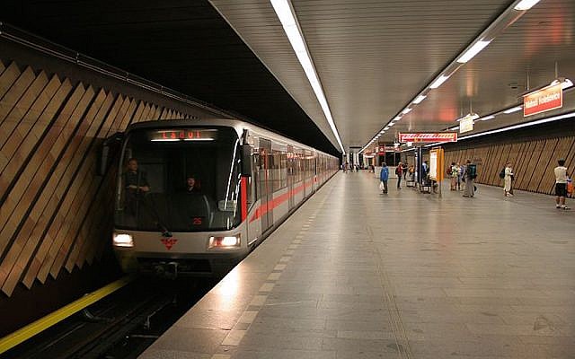 A view of a Prague metro station. (Wikimedia Commons)