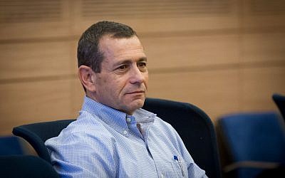 Head of Shin Bet security service Nadav Argaman attends a Foreign Affairs and Defense committee meeting in the IKnesset, July 12, 2016. (Miriam Alster/FLASH90) 