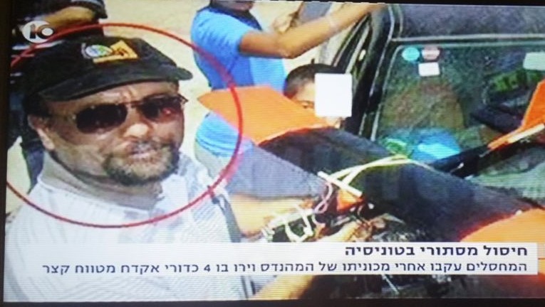 Mohammed Al-Zoari, a Tunisian scientist with ties to Hamas killed near his home in the Tunisian city of Sfax on Thursday, December 15, 2016. (Screen capture Channel 10)