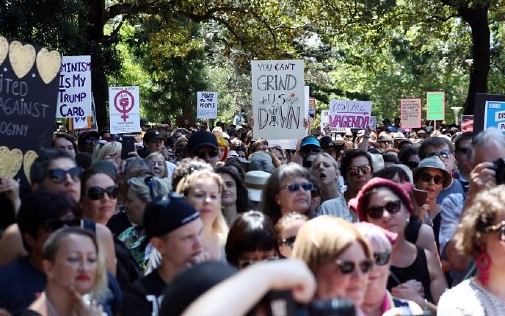 Thousands of women protesters set to flood Washington | The Times of Israel