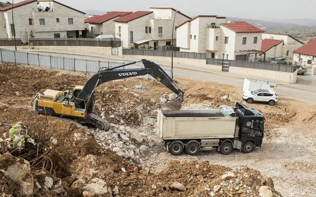 In 1st in Biden era, Israel advances construction of over 1,300 settlement homes - The Times of Israel