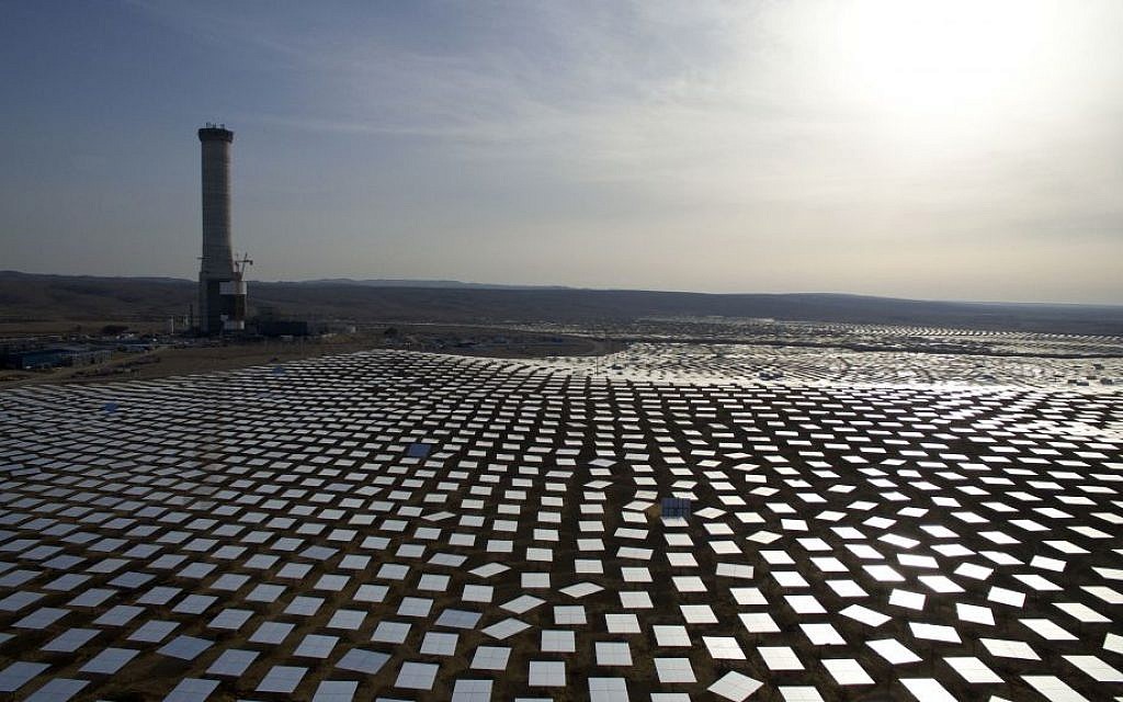 Israel harnessing sunshine with world's tallest solar tower The Times of Israel