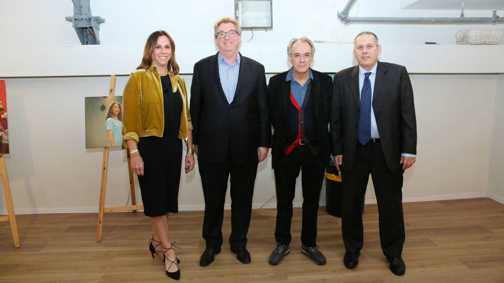 NGT3 partners, from right to left: Zohar Gendler, Managing Partner & CEO, Dr. Salvador Pascual, founder and owner of the Jose Manuel Pascual Company, Gary Jacobs, Managing Director of Jacobs Investment Company LLC and Noreen Gordon Sablotsky, VP portfolio development, Jacobs investment Company LLC (Courtesy: Hamudi Kasas)
