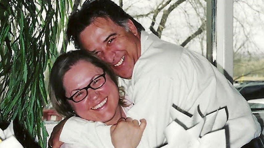 The late Fred Turbide, who took his own life after he was fleeced by an Israeli binary options firm, with his wife Maria Chaves-Turbide (Courtesy)