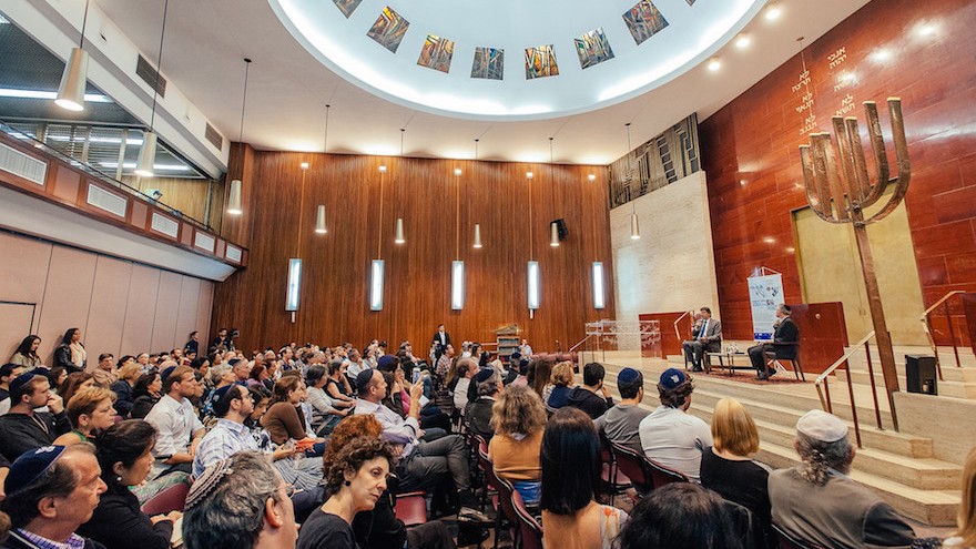 With ties to the Conservative and Reform movements, the Congregacao Israelita Paulista — founded by German refugees in 1936 — is Brazil’s largest synagogue with 2,000 affiliated families. (Courtesy of CIP via JTA)