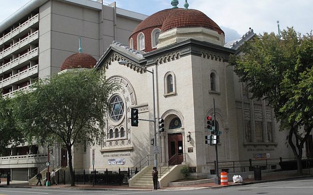 Sixth & I, a nondenominational synagogue, in Washington, DC. (Courtesy of Sixth & I /via JTA)