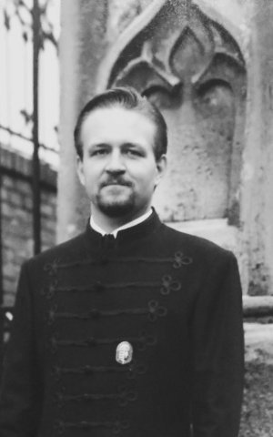 Sebastian Gorka, a top aide to US President Donald Trump, seen in an undated photograph wearing the uniform and medal of Vitézi Rend, a Hungarian order of merit with ties to Nazi Germany (Facebook photo)