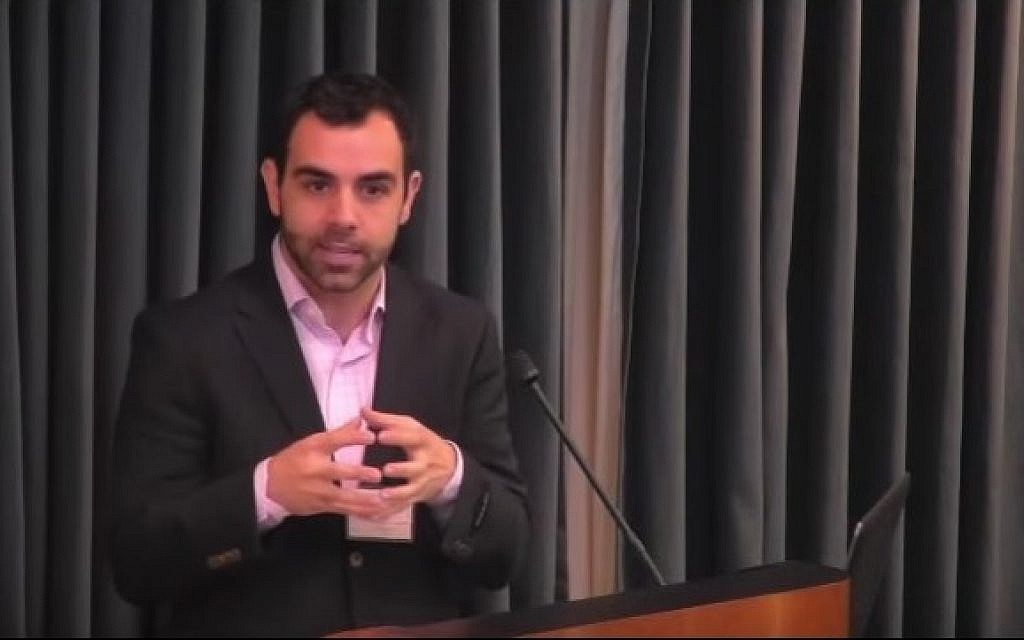 Human Rights Watch's Israel and Palestine director Omar Shakir (YouTube screenshot)