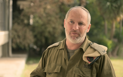 Brig. Gen. Mordechai Kahane, IDF chief combat intelligence officer and head of the Border Defense Force. (IDF Spokesperson's Unit)