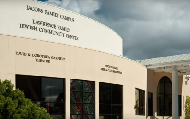 A view of the Lawrence Family JCC in San Diego. (Screenshot from YouTube)