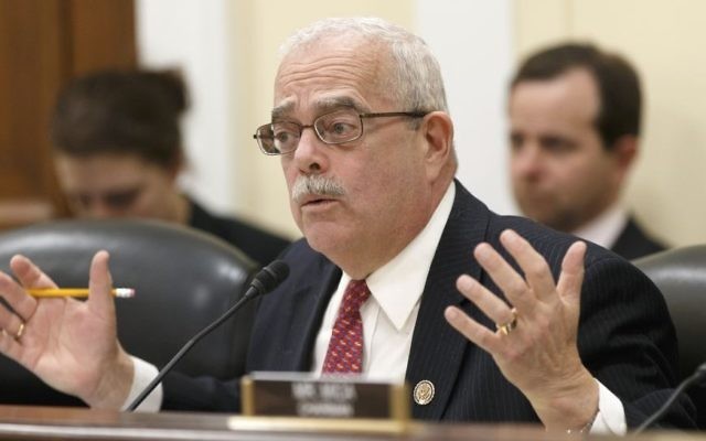 Rep. Gerald Connolly, D-Va., the ranking member of the House Oversight Subcommittee on Government Operations, speaks at a hearing about the Obama Administration’s policies on marijuana, on Capitol Hill in Washington, Tuesday, March 4, 2014. (AP Photo/J. Scott Applewhite)