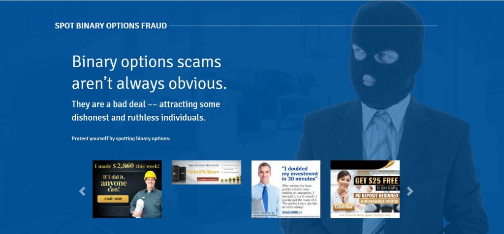 How can I get my money back from a binary options scam