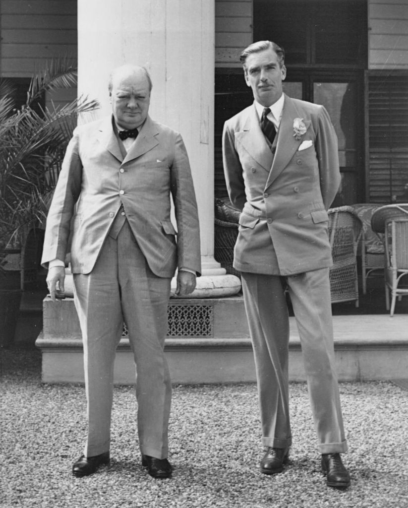 UK Prime Minister Winston Churchill (l) and Foreign Affairs Secretary Anthony Eden in 1943. (Public Domain)