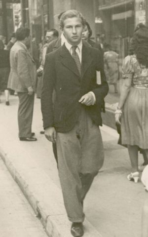 Justus Rosenberg looked very much the blond, blue-eyed stereotype, helping him work undercover for the French resistance during WWII. (Courtesy)