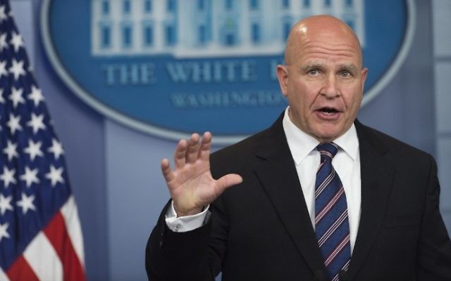 US National Security Adviser H. R. McMaster speaks during a press briefing at the White House on May 16, 2017. (AFP Photo/Saul Loeb)