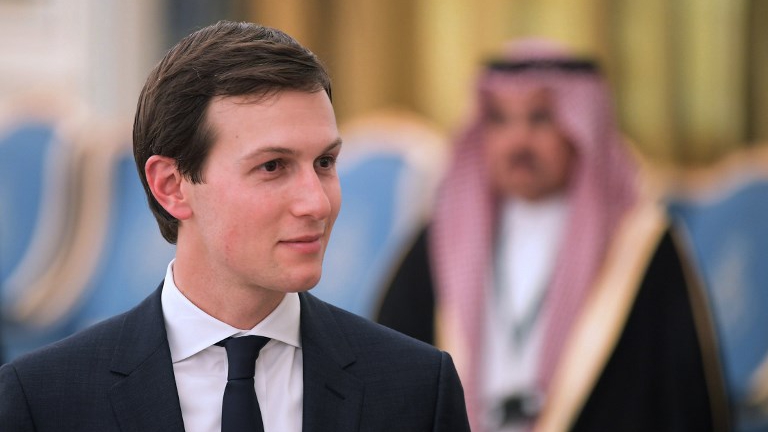 Jared Kushner is seen at the Royal Court after US President Donald Trump received the Order of Abdulaziz al-Saud medal in Riyadh on May 20, 2017. (MANDEL NGAN / AFP)
