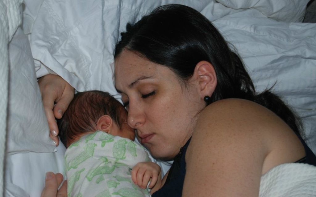 Lauren Smith Brody's first days with newborn Will. (Courtesy)