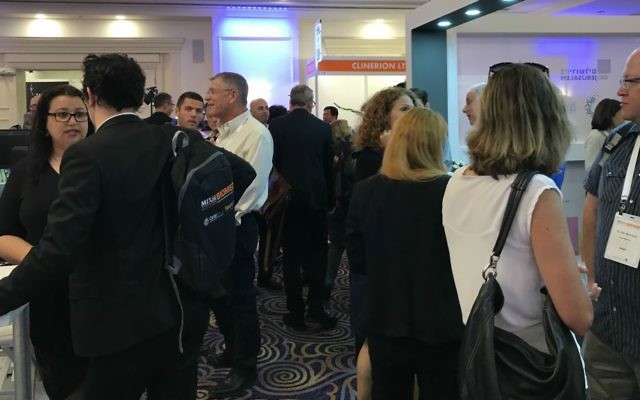 Participants at the MIXiii BIOMED conference in Tel Aviv in May 2017 (Courtesy: Shoshanna Solomon)