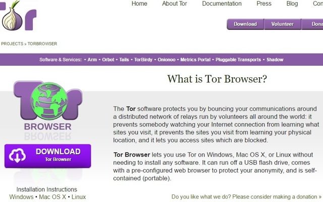 tor project app