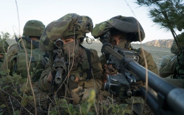 Members of the elite Egoz unit take part in an exercise in Cyprus in June 2017. (IDF Spokesperson's Unit)
