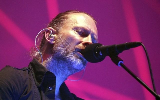 Thom Yorke performs with Radiohead at Philips Arena, Atlanta,  April 1, 2017. (Robb Cohen/Invision/AP)