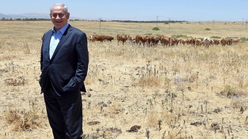 Prime Minister Benjamin Netanyahu, seen during a visit to the Golan Heights on June 6, 2017. (Haim Zach/GPO)