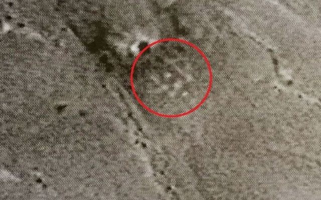 Satellite imagery released by Israel's UN mission on June 28, 2017, shows the Star of David being used as target practice by the Iranian military. (Courtesy United Nations)