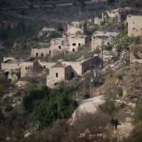 View of Lifta, on the outskirts of Jerusalem, December 17, 2016 (Hadas Parush/Flash90)