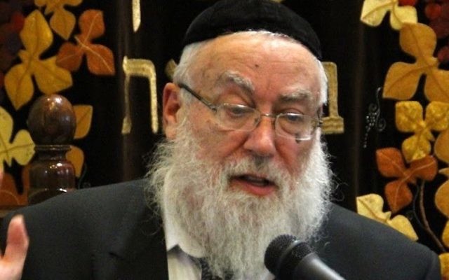 Rabbi Nachum Eisenstein. (courtesy, via JTA)