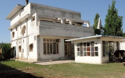 Osama bin Laden's Abbottabad main house with front door visible. (Shaukat Qadir/courtesy) 