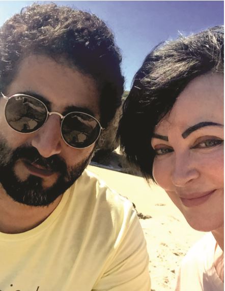 Osama bin Laden's son Omar and wife Zaina bin Laden while they were still together. (Courtesy)
