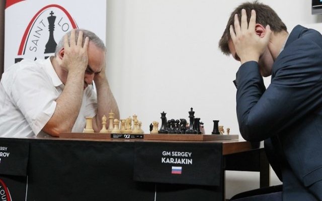 Chess legend Garry Kasparov rolls back the years in competitive