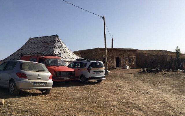 A picture taken on August 19, 2017, shows the home belonging to the Oukabir family in Melouiya, a village high in Morocco's Atlas Mountains. (AFP PHOTO / Hamza MEKOUAR)