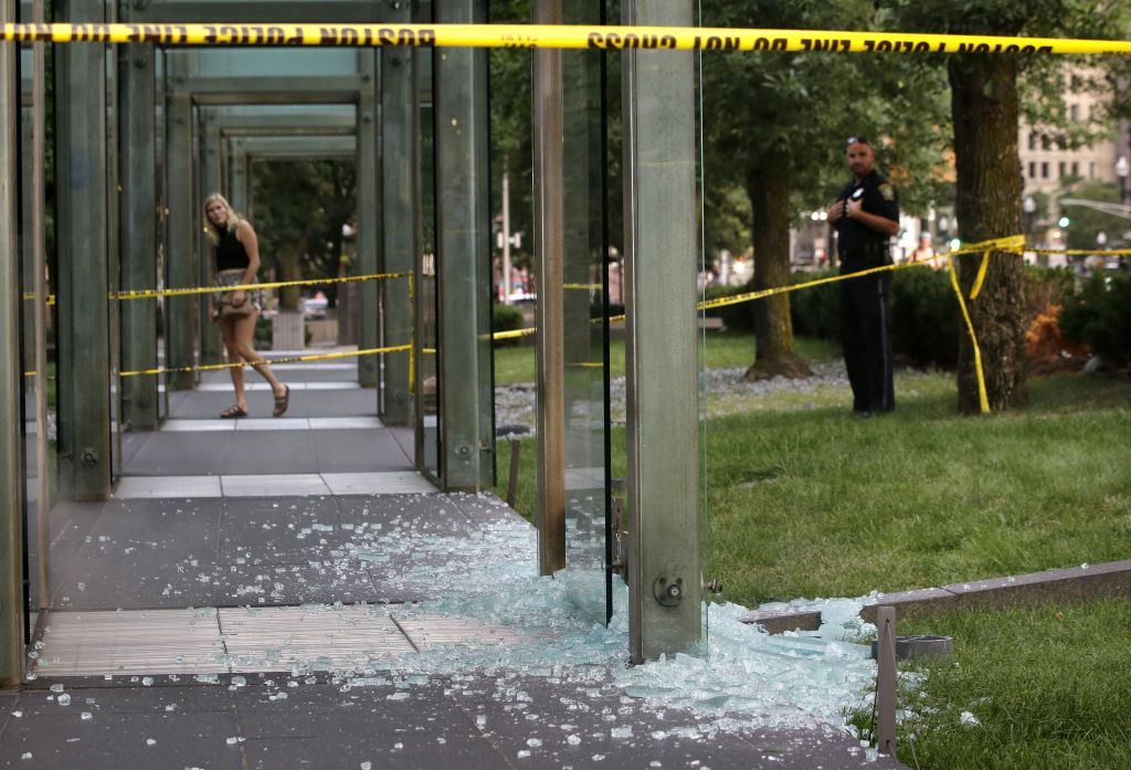 Holocaust Memorial In Boston Vandalized For Second Time This Summer The Times Of Israel
