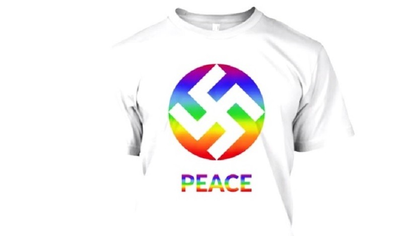 Swastika T-shirts aim for love, spark anger The of Israel