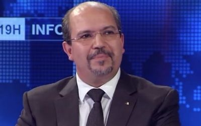 Algeria's Religious Affairs Minister Mohamed Aissa (Screen captureL YouTube)