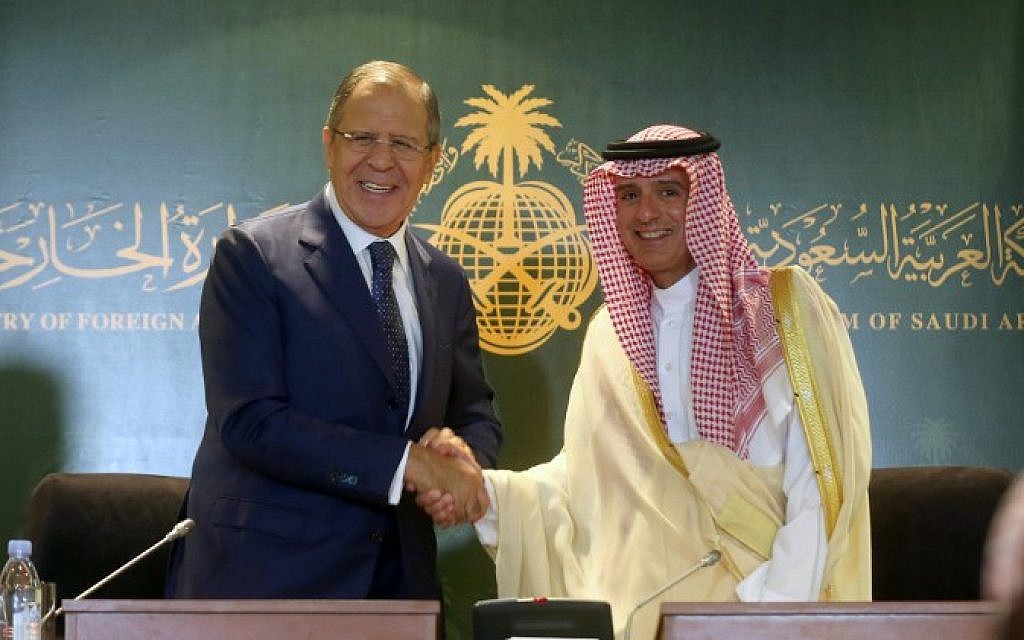 curso Implacable rehén Saudi Arabia, Jordan back Syria safe zones after talks with Russian FM |  The Times of Israel