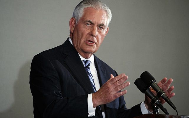 After meet on Iran nuke deal, Tillerson says Iran complying but violating spirit