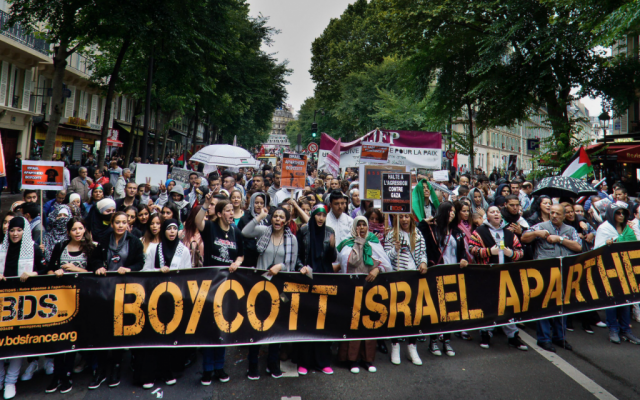 Illustrative: BDS movement in France. (CC BY-SA, Odemirense, Wikimedia commons)