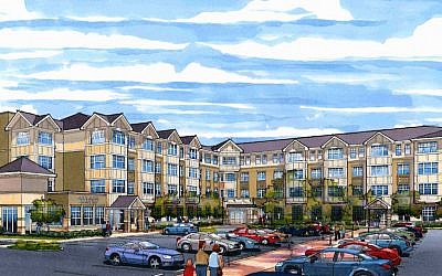 Covenant Place, a Jewish retirement community in St. Louis, is constructing a building that combines affordable apartments for seniors with a range of social and communal services open to the surrounding community. (Courtesy of Covenant Place/via JTA)